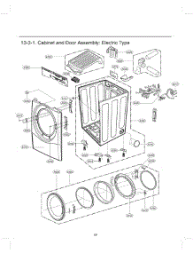 Section 2 parts for Lg Dryer DLE3300W from AppliancePartsPros.com