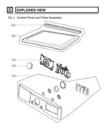 Control Panel And Plate Assembly parts for Lg Dryer DLE3450W from AppliancePartsPros.com