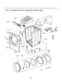 Section 2 parts for Lg Dryer DLE3460W from AppliancePartsPros.com