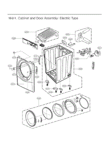 Section 2 parts for Lg Dryer DLE3470M from AppliancePartsPros.com