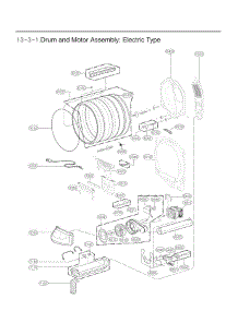 Section 3 parts for Lg Dryer DLE7150M from AppliancePartsPros.com
