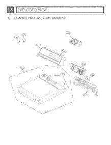 Control Panel And Plate Assembly parts for Lg Dryer DLE7150WA from AppliancePartsPros.com