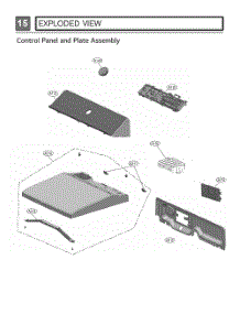 Control Panel And Plate Assembly parts for Lg Dryer DLE8400WE from AppliancePartsPros.com