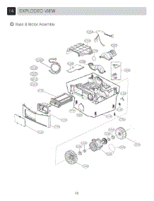 Base & Motor Assembly parts for Lg Dryer DLEC885W from AppliancePartsPros.com