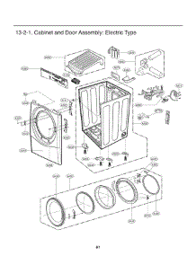 Section 2 parts for Lg Dryer DLEX3900K from AppliancePartsPros.com