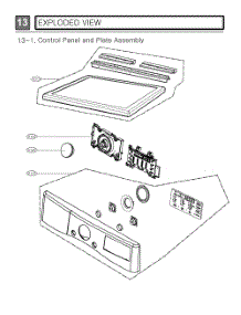 Control Panel And Plate Assembly parts for Lg Dryer DLEX4080W from AppliancePartsPros.com