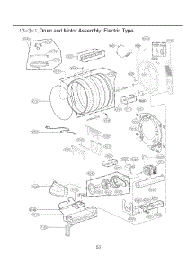 Section 3 parts for Lg Dryer DLEX5005K from AppliancePartsPros.com