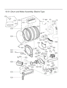 Section 3 parts for Lg Dryer DLEX6500B from AppliancePartsPros.com
