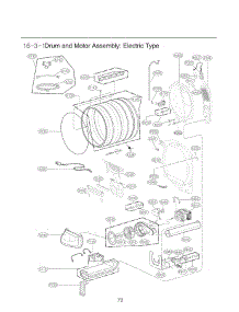 Drum And Motor Assembly parts for Lg Dryer DLEX7710WE from AppliancePartsPros.com