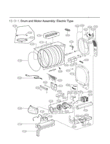 Drum And Motor Assembly parts for Lg Dryer DLEX7900VE from AppliancePartsPros.com
