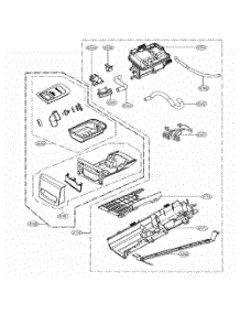 Panel Drawer Assembly And Guide Assembly parts for Lg Dryer DLEX8500W from AppliancePartsPros.com