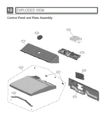 Control Panel And Plate Assembly parts for Lg Dryer DLEX8600BE from AppliancePartsPros.com