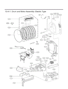 Section 3 parts for Lg Dryer DLEX8980V from AppliancePartsPros.com