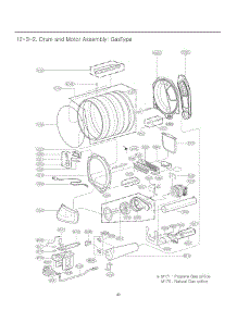 Drum And Motor Assembly parts for Lg Dryer DLG1002F from AppliancePartsPros.com