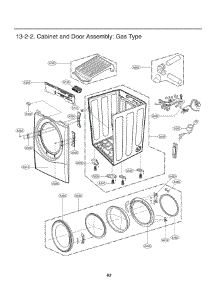 Section 2 parts for Lg Dryer DLG3461V from AppliancePartsPros.com