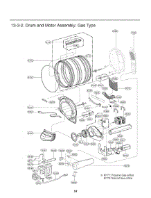 Drum And Motor Assembly parts for Lg Dryer DLG3471W from AppliancePartsPros.com