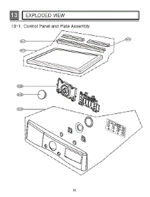 Control Panel & Plate Assy parts for Lg Dryer DLG3601W/00 from AppliancePartsPros.com