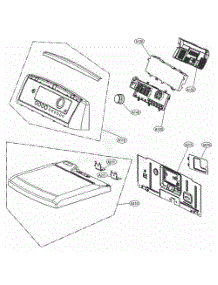 Control Panel And Plate Assembly parts for Lg Dryer DLG4902W from AppliancePartsPros.com