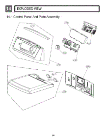 Control Panel parts for Lg Dryer DLG4971WE from AppliancePartsPros.com