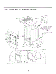 Section 2 parts for Lg Dryer DLG7051V from AppliancePartsPros.com