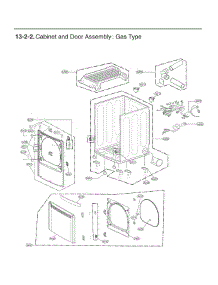 Section 2 parts for Lg Dryer DLG7151M from AppliancePartsPros.com