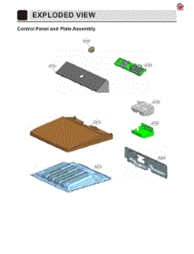 Control Panel And Plate Assembly parts for Lg Dryer DLG8201W from AppliancePartsPros.com
