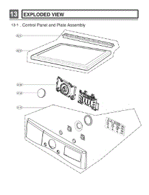 Control Panel parts for Lg Dryer DLGX3701R from AppliancePartsPros.com