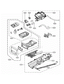 Panel Drawer Assembly And Guide Assembly parts for Lg Dryer DLGX4071W from AppliancePartsPros.com