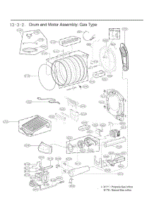 Section 3 parts for Lg Dryer DLGX5006K from AppliancePartsPros.com