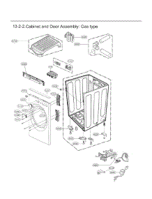 Section 2 parts for Lg Dryer DLGX5501V from AppliancePartsPros.com