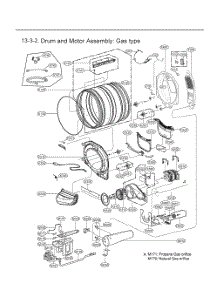 Drum And Motor Assembly parts for Lg Dryer DLGX6701B from AppliancePartsPros.com