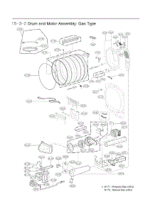 Drum And Motor Assembly parts for Lg Dryer DLGX7481LE from AppliancePartsPros.com