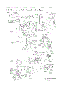 Section 3 parts for Lg Dryer DLGX7701KE from AppliancePartsPros.com
