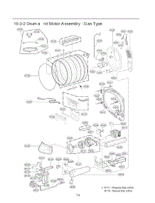 Section 3 parts for Lg Dryer DLGX7711VE from AppliancePartsPros.com