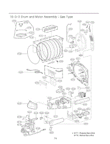 Drum And Motor Assembly parts for Lg Dryer DLGX7711WE from AppliancePartsPros.com