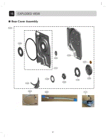 Rear Cover Assembly parts for Lg Dryer DLHC5502B from AppliancePartsPros.com