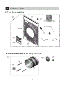 Diagram 3 parts for Lg Dryer DLHC5502W from AppliancePartsPros.com