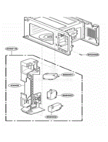 Latch Board Parts parts for Lg Range DMW10MW from AppliancePartsPros.com