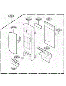 Controller Parts parts for Lg Range DMW10W from AppliancePartsPros.com