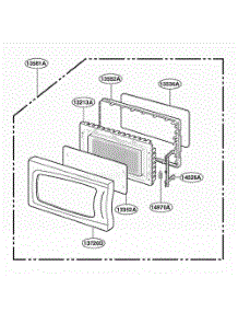 Door Parts parts for Lg Range DMW10W from AppliancePartsPros.com