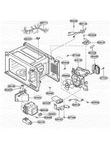 Interior Parts parts for Lg Range DMW13MB from AppliancePartsPros.com