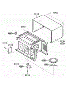 Oven Cavity Parts parts for Lg Range DMW13MB from AppliancePartsPros.com