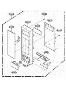 Controller Parts parts for Lg Range DMW13MW from AppliancePartsPros.com