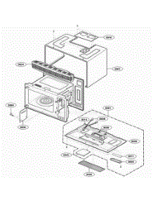 Oven Cavity Parts parts for Lg Range DOTR12CSIV from AppliancePartsPros.com