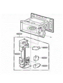 Latch Board Parts parts for Lg Wall Oven DOTR12CW from AppliancePartsPros.com