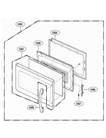 Door Parts parts for Lg Range DOTRC17SS from AppliancePartsPros.com