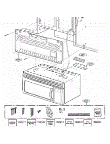 Installation Parts parts for Lg Range DOTRC17SSC from AppliancePartsPros.com