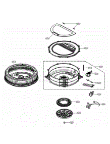 Tub Assembly parts for Lg Washer DSP100W from AppliancePartsPros.com