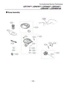 Diagram 11 parts for Lg Dishwasher DUA217TT from AppliancePartsPros.com
