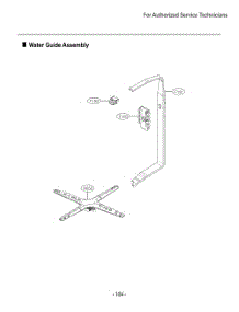 Water Guide Assembly parts for Lg Dishwasher DUA217TT from AppliancePartsPros.com